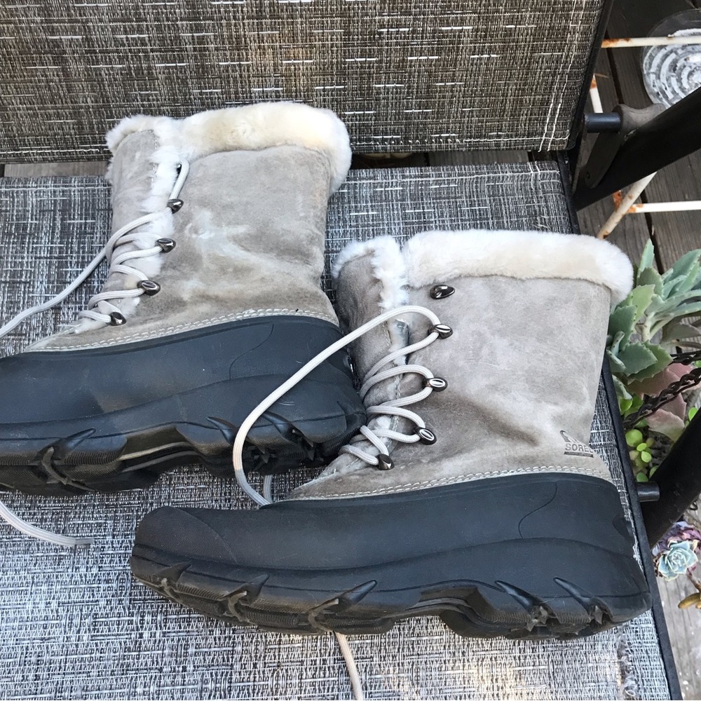 Sorel snowbird winter waterproof   boots excellent Sz 9